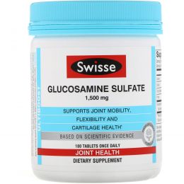 Swisse, Ultiboost, Glucosamine Sulfate, 1,500 mg, 180 Tablets