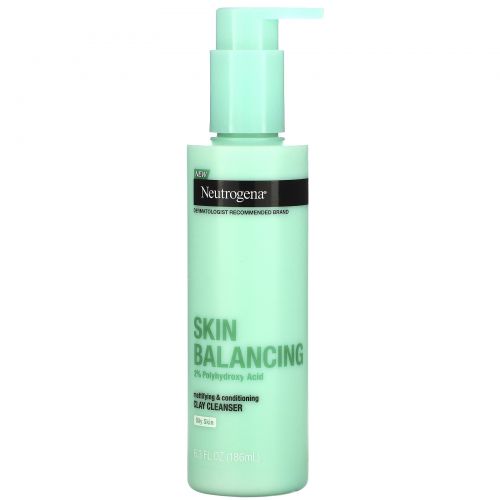 Neutrogena, Skin Balancing, Clay Cleanser, 6.3 fl oz (186 ml)