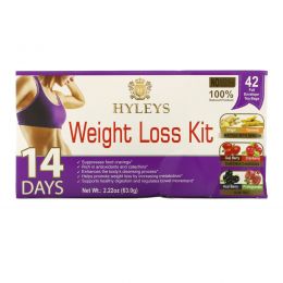 Hyleys Tea, 14 Days Weight Loss Kit, 42 Tea Bags, 2.22 oz (63 g)