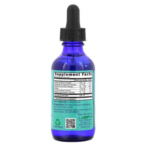 Eidon Mineral Supplements, Electrolytes, Liquid Concentrate, 2 fl. oz. (60 ml.)