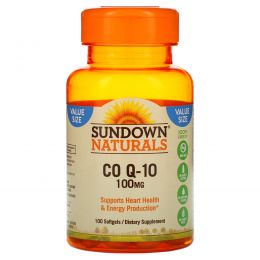 Sundown Naturals, Co Q-10, 100 mg, 100 Softgels