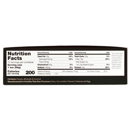 Dr. Murray's, Superfoods Protein Bars, Vegan Ginger Snap, 12 Bars, 2.05 oz (58 g) Each