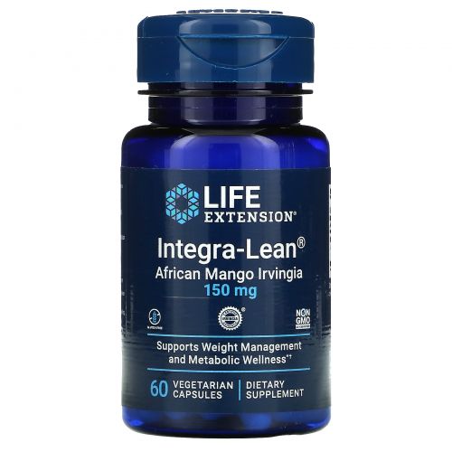 Life Extension, «Integra-Lean» с ирвингией, 150 мг, 60 капсул