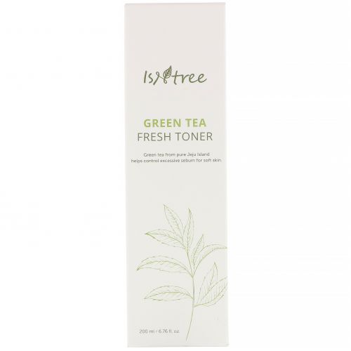 Isntree, Green Tea Fresh Toner, тонер, 200 мл (6,76 жидк. унции)