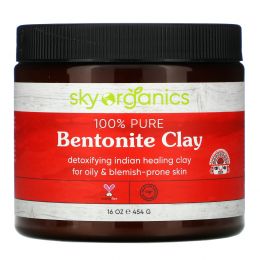 Sky Organics, Indian Healing Clay, 100% Pure and Natural Grade A, 16 oz (454 g)