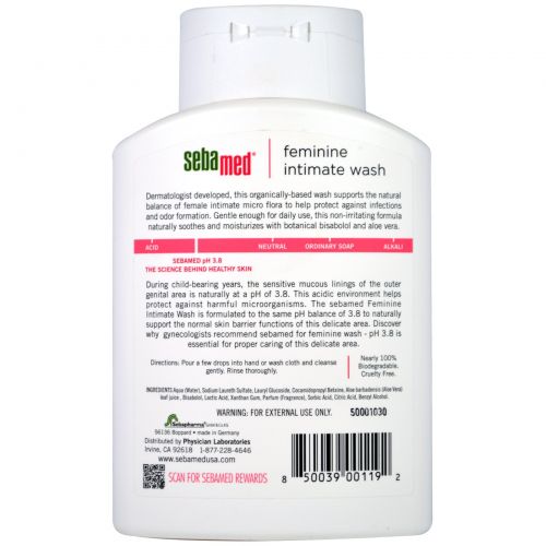 Sebamed USA, Средство для интимной гигиены, 6.8 жид.унции(200 мл)