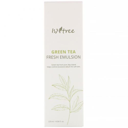 Isntree, Green Tea Fresh Emulsion, эмульсия, 120 мл (4,06 жидк. унции)