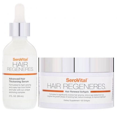 SeroVital, Система восстановления волос Hair Regeneres, набор из 2 предметов