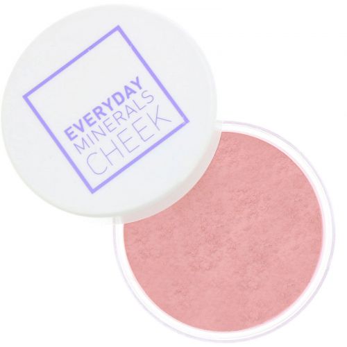 Everyday Minerals, Румяна для щек, с лепестками пиона, 0.17 унций (4.8 г)