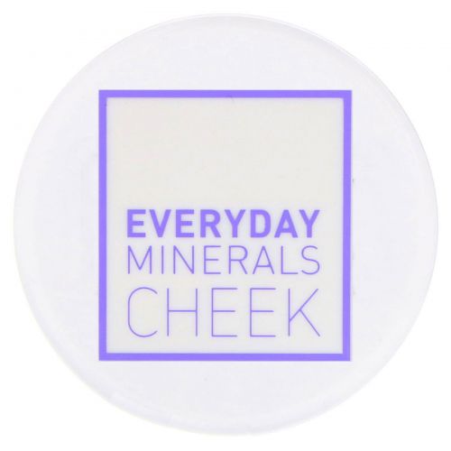 Everyday Minerals, Румяна для щек, с лепестками пиона, 0.17 унций (4.8 г)