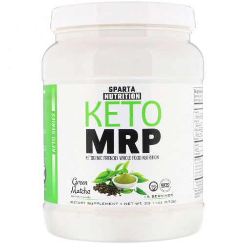 Sparta Nutrition, Keto MRP, Green Matcha, 20.11 oz (570 g)