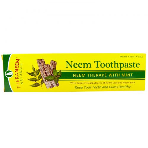 Organix South, TheraNeem Naturals, Neem Toothpaste with Mint, 4.23 oz (120 g)