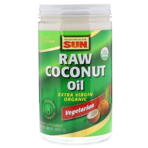 Health From The Sun, Raw Coconut Oil, 32 oz (907 g)