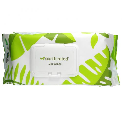 Earth Rated, Dog Wipes,  Unscented, 100 Wipes