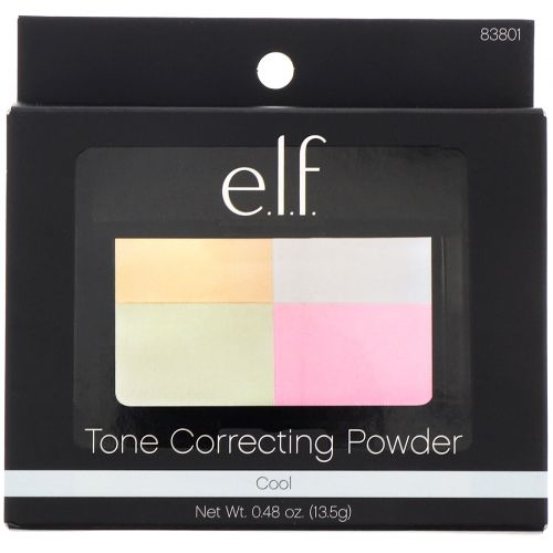 E.L.F. Cosmetics, Пудра для коррекции тона кожи, оттенки "Cool" ("прохладные"), 0,48 унции (13,5 г)