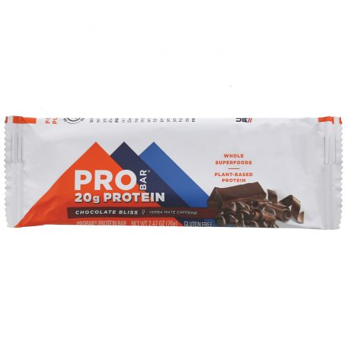 ProBar, Base, 20 g Protein Bar, Chocolate Bliss, 12 - 2.46 oz (70 g) Each