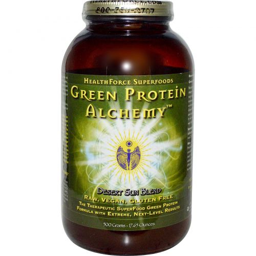 HealthForce Nutritionals, Белковая смесь Green Protein Alchemy, Desert Sun Blend, 17,65 унций (500 г)