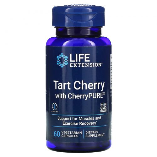 Life Extension, CherryPure, экстракт вишни, 60 вегетарианских капсул