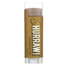 Hurraw! Balm, Бальзам для губ со вкусом шоколада, 0,15 унций (4,3 г)