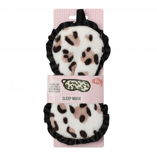 The Vintage Cosmetic Co., Leopard Print Sleep Mask, 1 Count