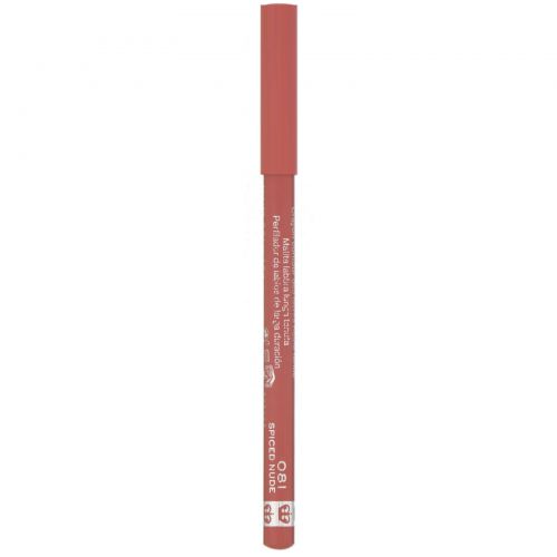 Rimmel London, Контурный карандаш для губ Lasting Finish, 1000 Kisses Stay On, оттенок 081 «Пикантный нюд», 1,2 г