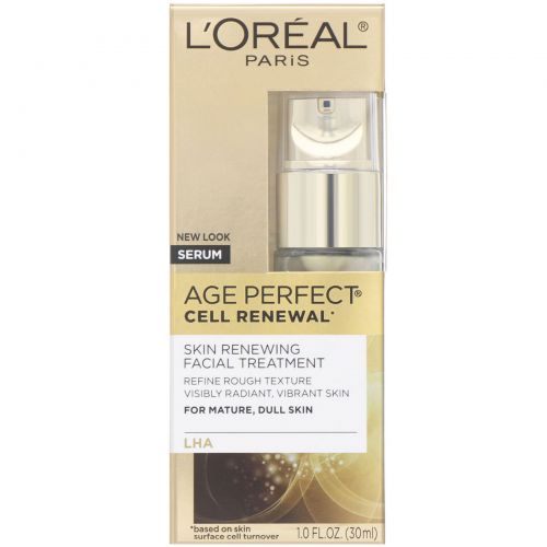 L'Oreal, Age Perfect Cell Renewal, обновляющее средство по уходу за кожей, 30 мл (1 жидк. унция)