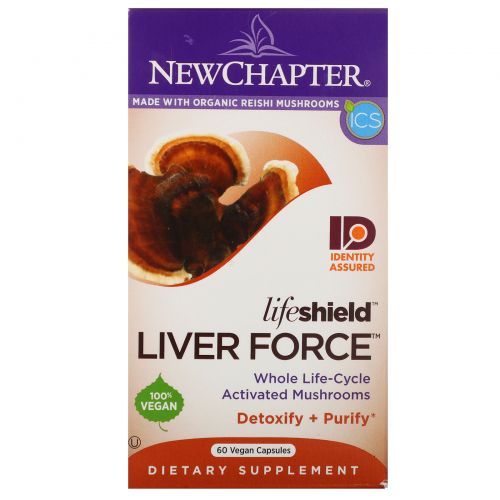 New Chapter, Lifeshield Liver Force, 60 Vegan Capsules