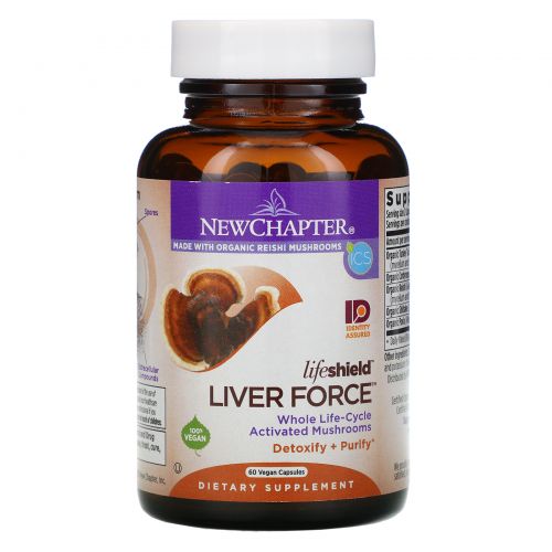 New Chapter, Lifeshield Liver Force, 60 Vegan Capsules