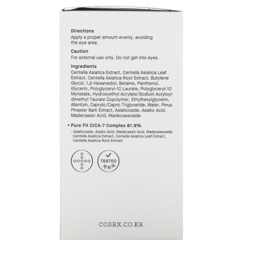 Cosrx, Pure Fit, Cica Toner, 5.07 fl oz (150 ml)