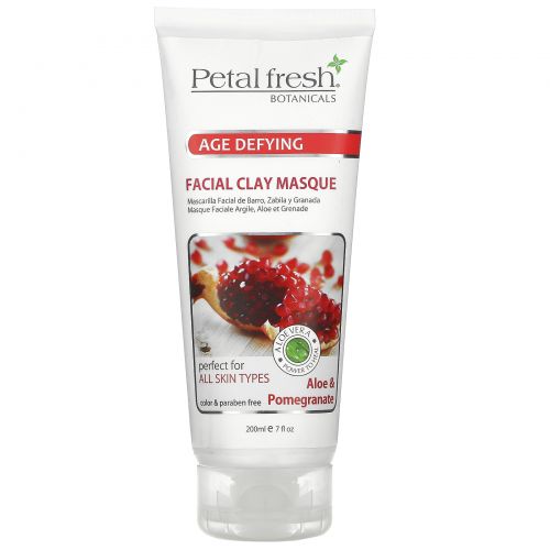 Petal Fresh, Botanicals Aloe &  Pomeganate Clay Facial Masque, 7.oz