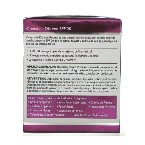 Skincare LdeL Cosmetics Retinol, Retinol Day Cream, SPF 20, 1.7 oz (50 g)