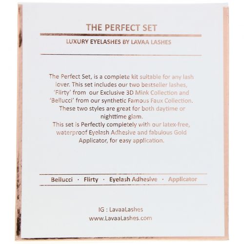 Lavaa Lashes, The Perfect Set, комплект, 1 шт.