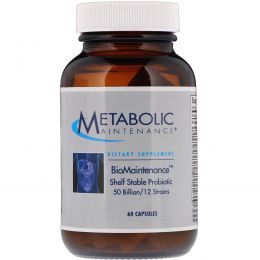 Metabolic Maintenance, BioMaintenance, Shelf Stable Probiotic, 60 Capsules