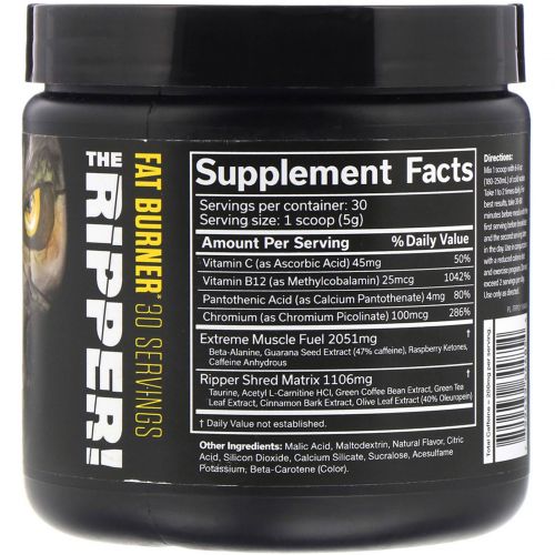 Cobra Labs, The Ripper, Fat Burner, Pineapple Shred , 0.33 lbs (150 g)