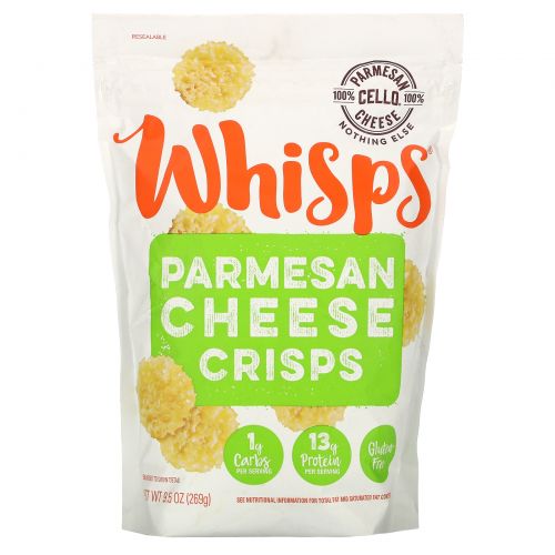 Whisps, Parmesan Cheese Crisps, 9.5 oz (269 g)