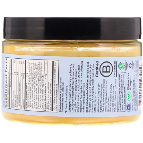 Garden of Life, MyKind Organics, Golden Milk, Recovery & Nourishment, 3.7oz (105 g)