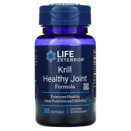 Life Extension, Формула здоровых суставов из криля, 30 капсул