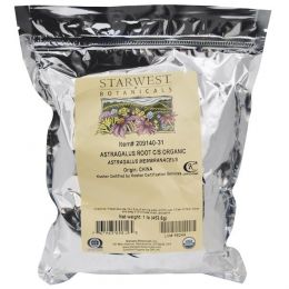 Starwest Botanicals, Натуральный корень астрагала, порезанный и просеянный, 1 фунт