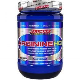 ALLMAX Nutrition, 100% Pure Arginine HCI Maximum Strength + Absorption, 14 oz (400 g)