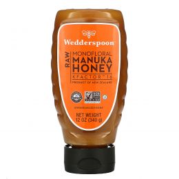 Wedderspoon, Raw Manuka Honey, KFactor 16, 12 oz (340 g)