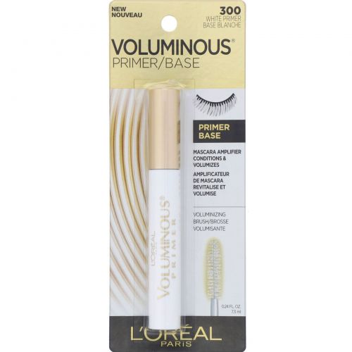 L'Oreal, Основа Voluminous, белый оттенок 300, 7,3 мл