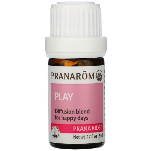 Pranarom, PRANA KIDS, Essential Oil, Play, +3 Months, .17 fl oz (5 ml)