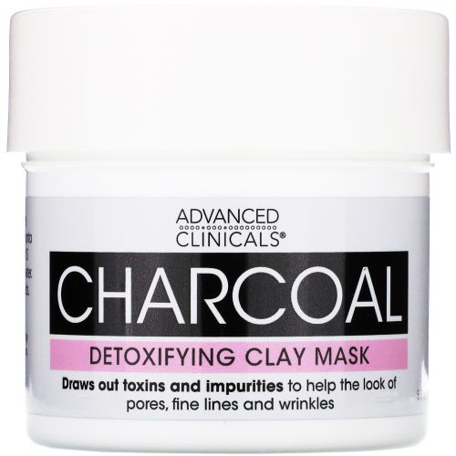 Advanced Clinicals, Charcoal, Detoxifying Clay Mask, 5.5 oz (156 g)