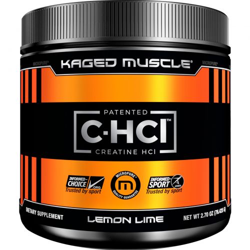 Kaged Muscle, Patented C-HCL Creatine, Lemon Lime, 2.70 oz (76.425 g)