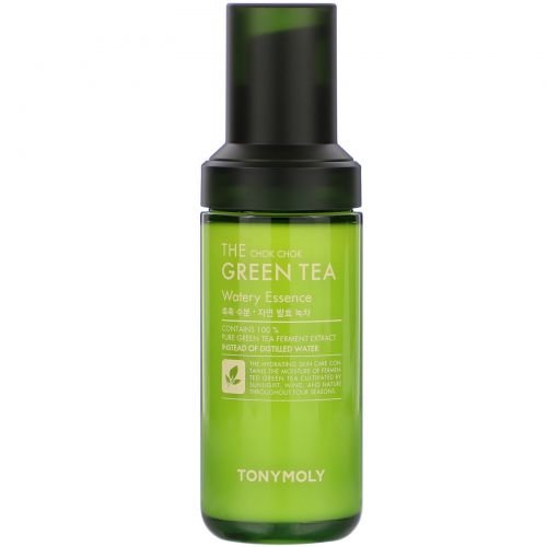 Tony Moly, The Chok Chok Green Tea, Watery Essence, 1.86 fl oz (55 ml)