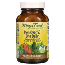 MegaFood, Men Over 55 One Daily, Multivitamin & Mineral, 60 Tablets