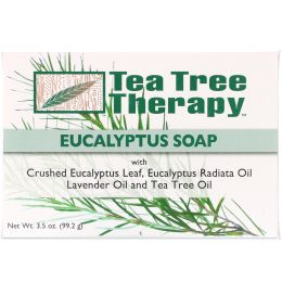 Tea Tree Therapy, Эвкалиптовое мыло, брусок 3,5 унции (99,2 г)