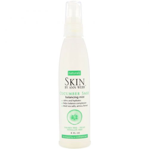 Skin By Ann Webb, Balancing Mist, Cucumber Sage, 4 fl oz