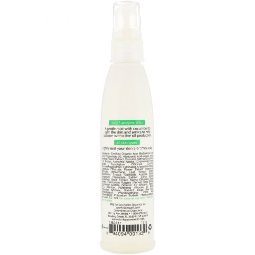 Skin By Ann Webb, Balancing Mist, Cucumber Sage, 4 fl oz