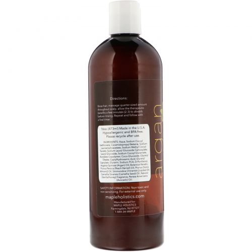 Maple Holistics, Argan, Special Formula Shampoo, 16 oz (473 ml)